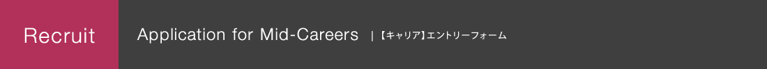 【キャリア】エントリー
