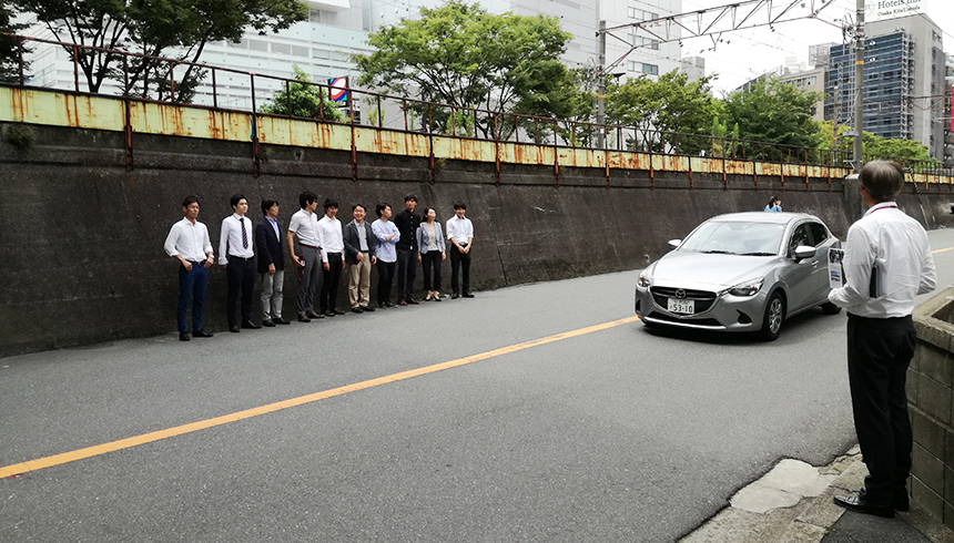 しばし撮影は中断