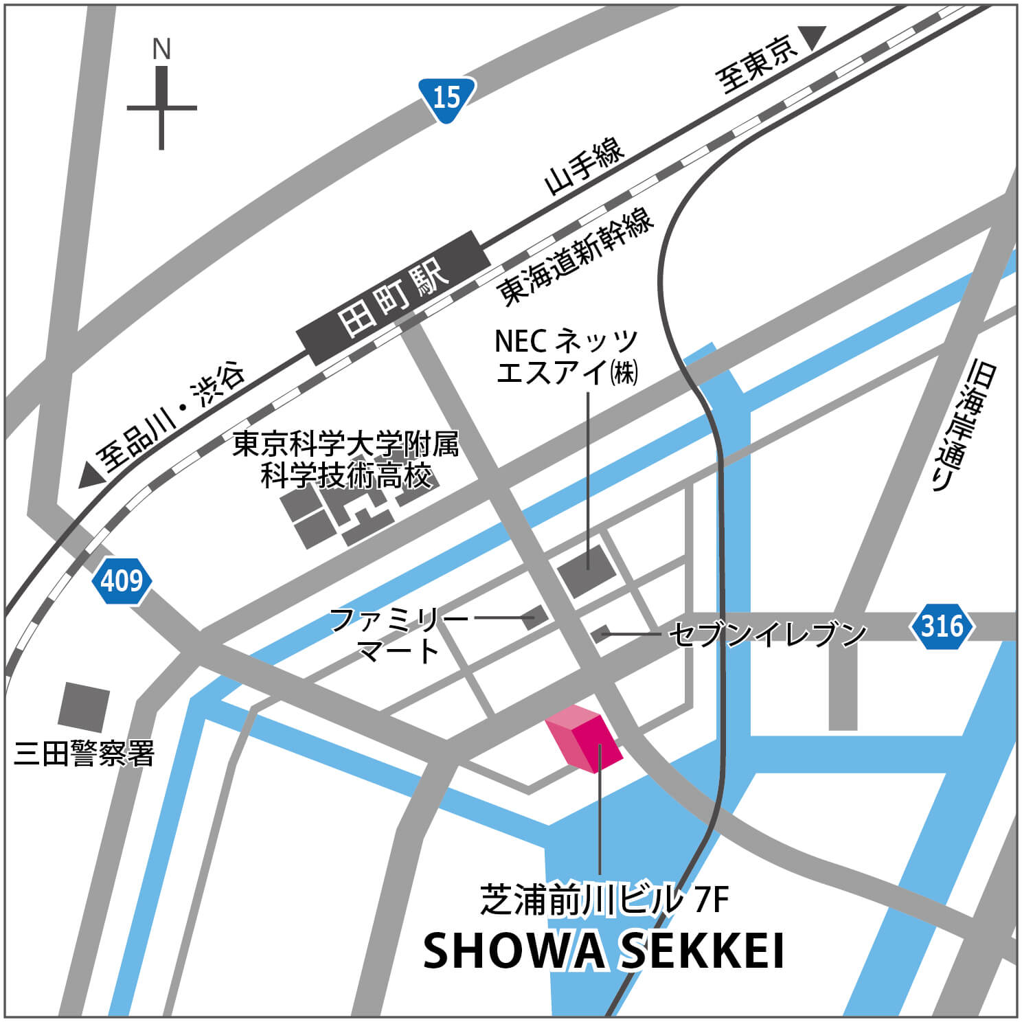 東京事務所地図